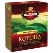 Чай МАЙСКИЙ "Корона Российской Империи" черный цейлонский, 100 пакетиков по 2 г, 113159