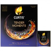 Чай CURTIS "Tender Moments" черный со вкусом ягод и мяты, 100 пакетиков в конвертах по 1,5 г, 102121