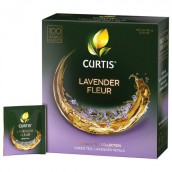 Чай CURTIS "Lavender Fleur" зеленый c лавандой, лепестками роз, 100 пакетиков в конвертах по 1,7 г, 102560