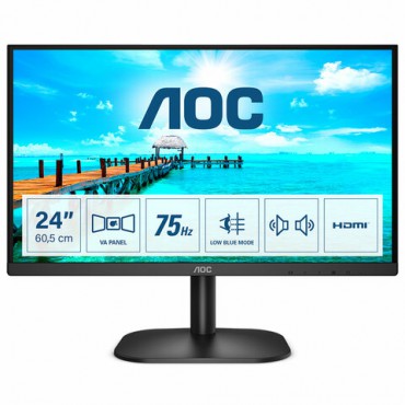 Монитор AOC 24B2XDAM 23.8" (60 см)/1920x1080/16:9/VA/4ms/250cd/HDMI/VGA/черный